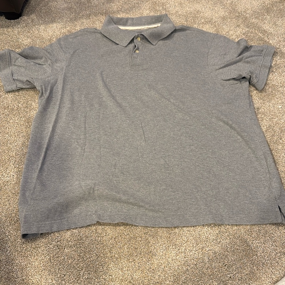 Men’s gray polo shirt -3XL